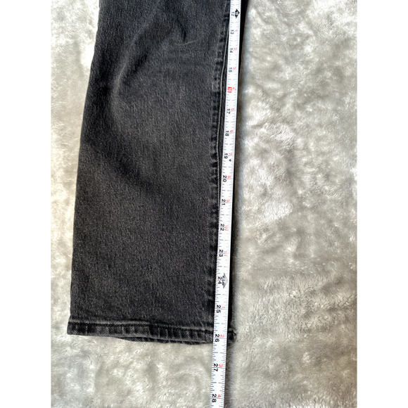 Madewell The Curvy Perfect Vintage Cropped Black Straight Jeans Womens Size 26 - Picture 6 of 10